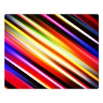 Funky Color Lines Double Sided Flano Blanket (Large)  80 x60  Blanket Front