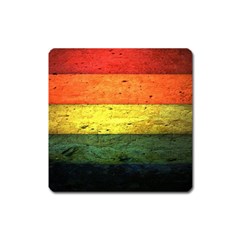 Five Wall Colour Square Magnet by BangZart