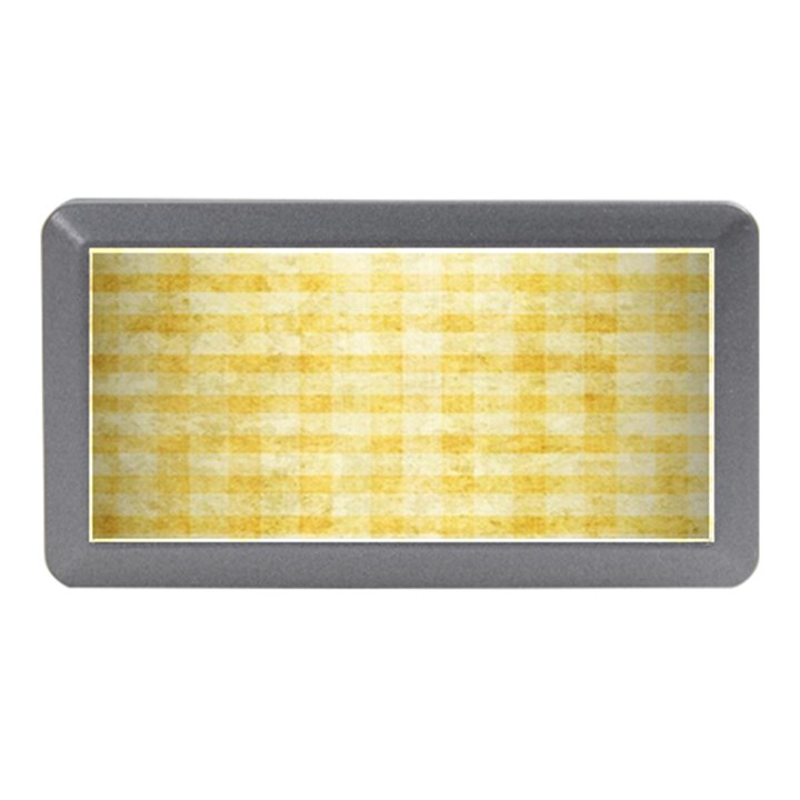 Spring Yellow Gingham Memory Card Reader (Mini)