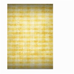 Spring Yellow Gingham Large Garden Flag (two Sides) by BangZart