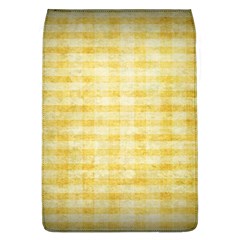 Spring Yellow Gingham Flap Covers (l) 