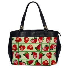 Strawberries Pattern Office Handbags by SuperPatterns