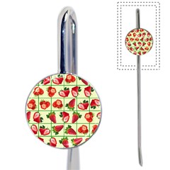 Strawberries Pattern Book Mark