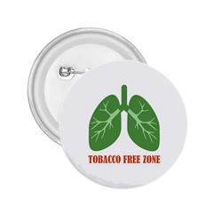 Tobacco Free Zone 2 25  Buttons by linceazul