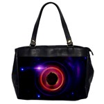 The Little Astronaut on a Tiny Fractal Planet Office Handbags Front
