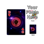 The Little Astronaut on a Tiny Fractal Planet Playing Cards 54 (Mini)  Front - Heart10