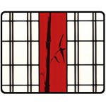 SHOJI - BAMBOO Double Sided Fleece Blanket (Medium)  58.8 x47.4  Blanket Front