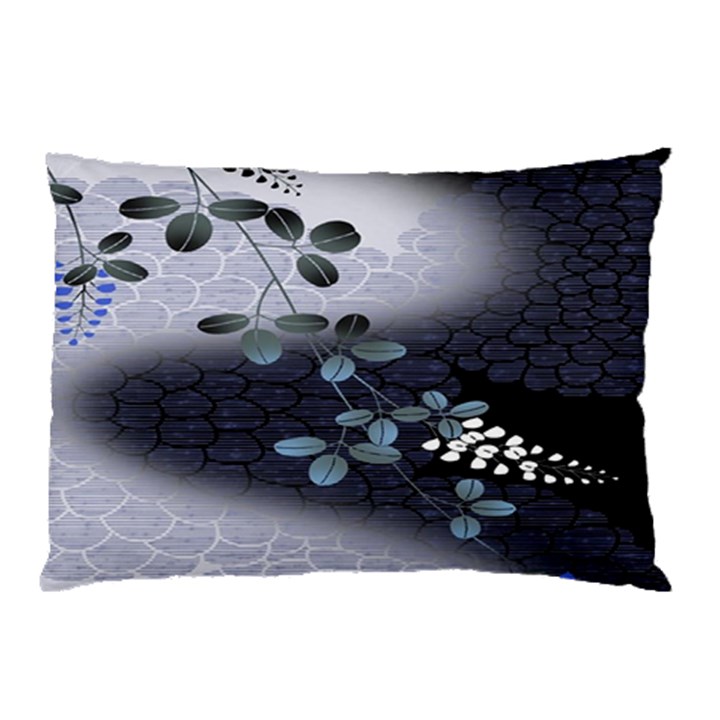 Abstract Black And Gray Tree Pillow Case