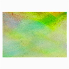 Abstract Yellow Green Oil Large Glasses Cloth by BangZart