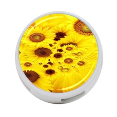 Beautiful Sunflowers 4-port Usb Hub (one Side) by BangZart