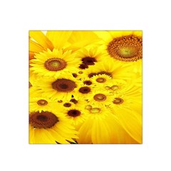 Beautiful Sunflowers Satin Bandana Scarf