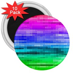 Pretty Color 3  Magnets (10 Pack)  by BangZart