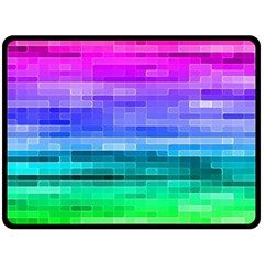 Pretty Color Double Sided Fleece Blanket (large) 