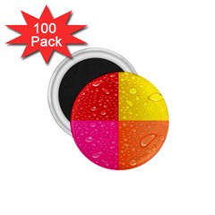 Color Abstract Drops 1 75  Magnets (100 Pack)  by BangZart