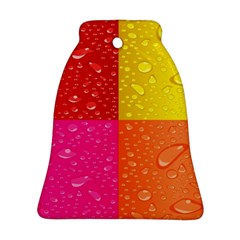 Color Abstract Drops Bell Ornament (two Sides) by BangZart