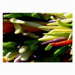 Bright Peppers Large Glasses Cloth (2-side) by BangZart