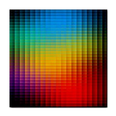 Blurred Color Pixels Tile Coasters by BangZart