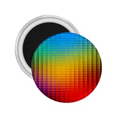 Blurred Color Pixels 2 25  Magnets by BangZart