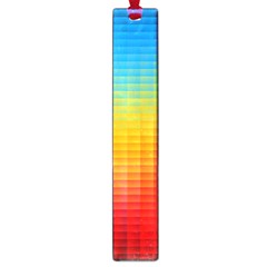 Blurred Color Pixels Large Book Marks