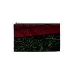 Beautiful Floral Textured Cosmetic Bag (small)  by BangZart