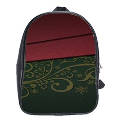 Beautiful Floral Textured School Bags(large)  by BangZart