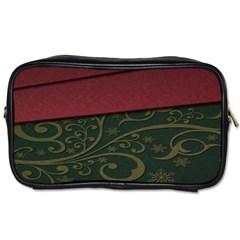 Beautiful Floral Textured Toiletries Bags by BangZart