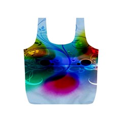 Abstract Color Plants Full Print Recycle Bags (s) 