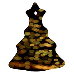 Blurry Sparks Christmas Tree Ornament (two Sides) by BangZart