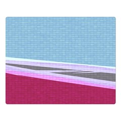 Cracked Tile Double Sided Flano Blanket (large) 