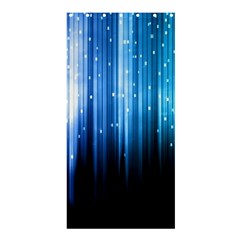 Blue Abstract Vectical Lines Shower Curtain 36  X 72  (stall)  by BangZart