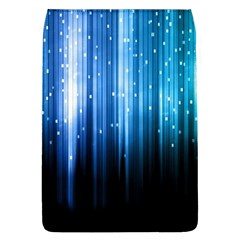 Blue Abstract Vectical Lines Flap Covers (l) 