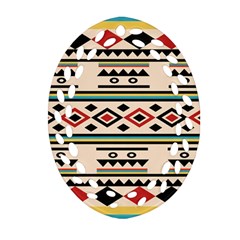 Tribal Pattern Ornament (oval Filigree) by BangZart