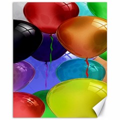 Colorful Balloons Render Canvas 11  X 14   by BangZart