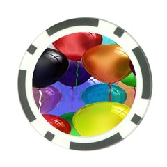 Colorful Balloons Render Poker Chip Card Guard (10 Pack) by BangZart