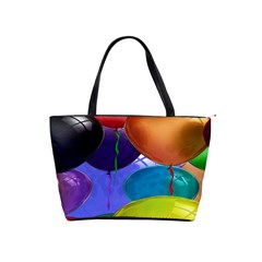 Colorful Balloons Render Shoulder Handbags by BangZart