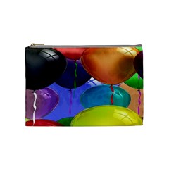 Colorful Balloons Render Cosmetic Bag (medium)  by BangZart