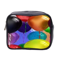 Colorful Balloons Render Mini Toiletries Bag 2-side by BangZart