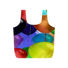 Colorful Balloons Render Full Print Recycle Bags (s)  by BangZart