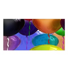 Colorful Balloons Render Satin Shawl