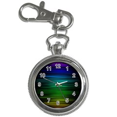 Blue And Green Lines Key Chain Watches by BangZart