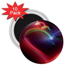 Neon Heart 2.25  Magnets (10 pack)  Front