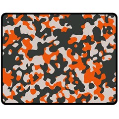 Camouflage Texture Patterns Fleece Blanket (medium)  by BangZart