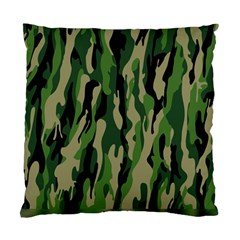 Green Military Vector Pattern Texture Standard Cushion Case (two Sides) by BangZart