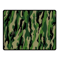 Green Military Vector Pattern Texture Double Sided Fleece Blanket (small)  by BangZart