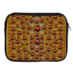 Angels In Gold And Flowers Of Paradise Rocks Apple Ipad 2/3/4 Zipper Cases