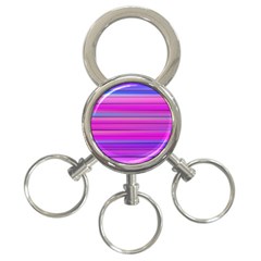 Cool Abstract Lines 3-ring Key Chains by BangZart