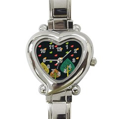 Vector Color Tree Heart Italian Charm Watch by BangZart