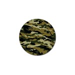 Military Vector Pattern Texture Golf Ball Marker Front