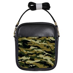 Military Vector Pattern Texture Girls Sling Bags