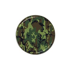 Military Camouflage Pattern Hat Clip Ball Marker by BangZart